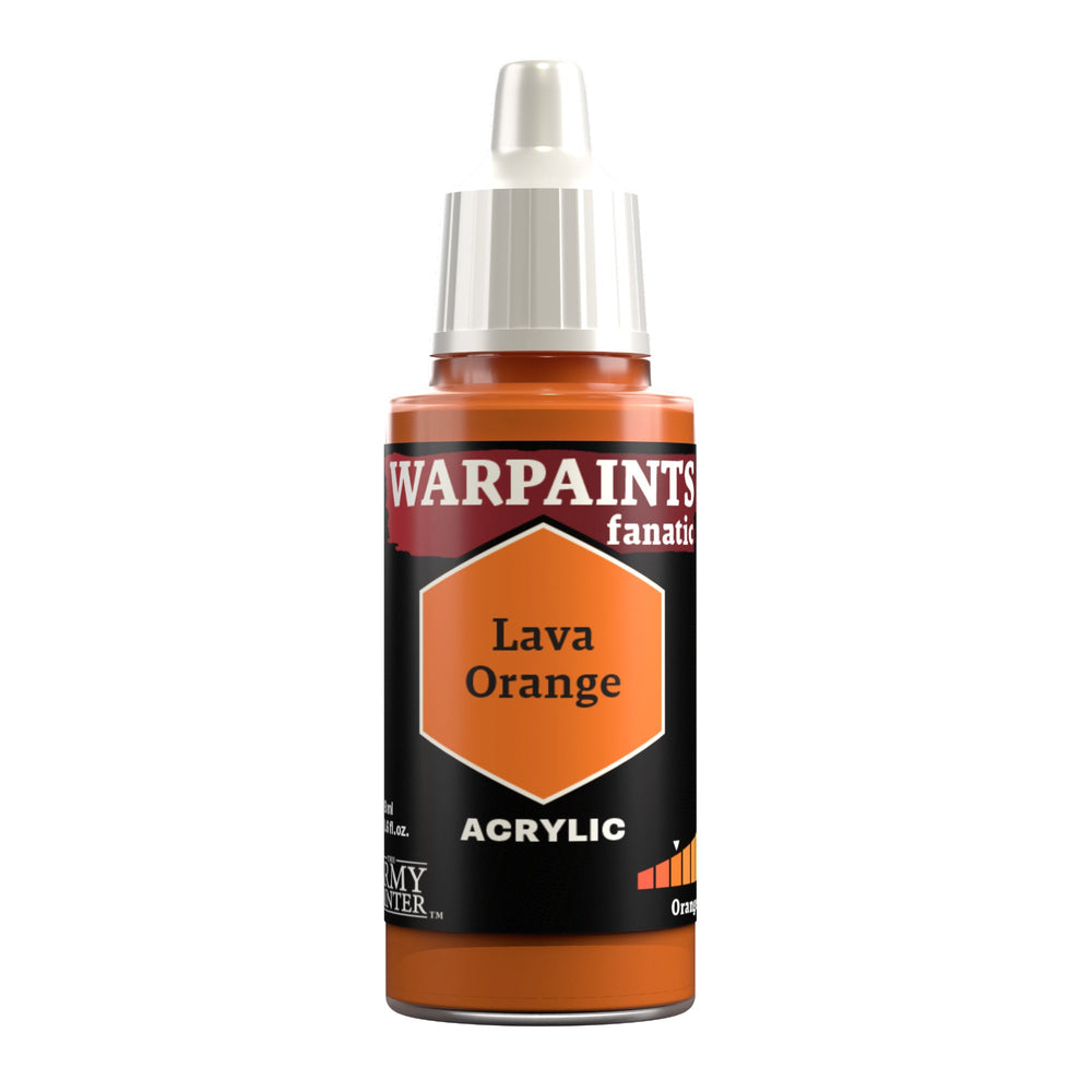 Army Painter Warpaints Fanatic: Lava Orange 18ml (ONLINE ORDER ONLY)