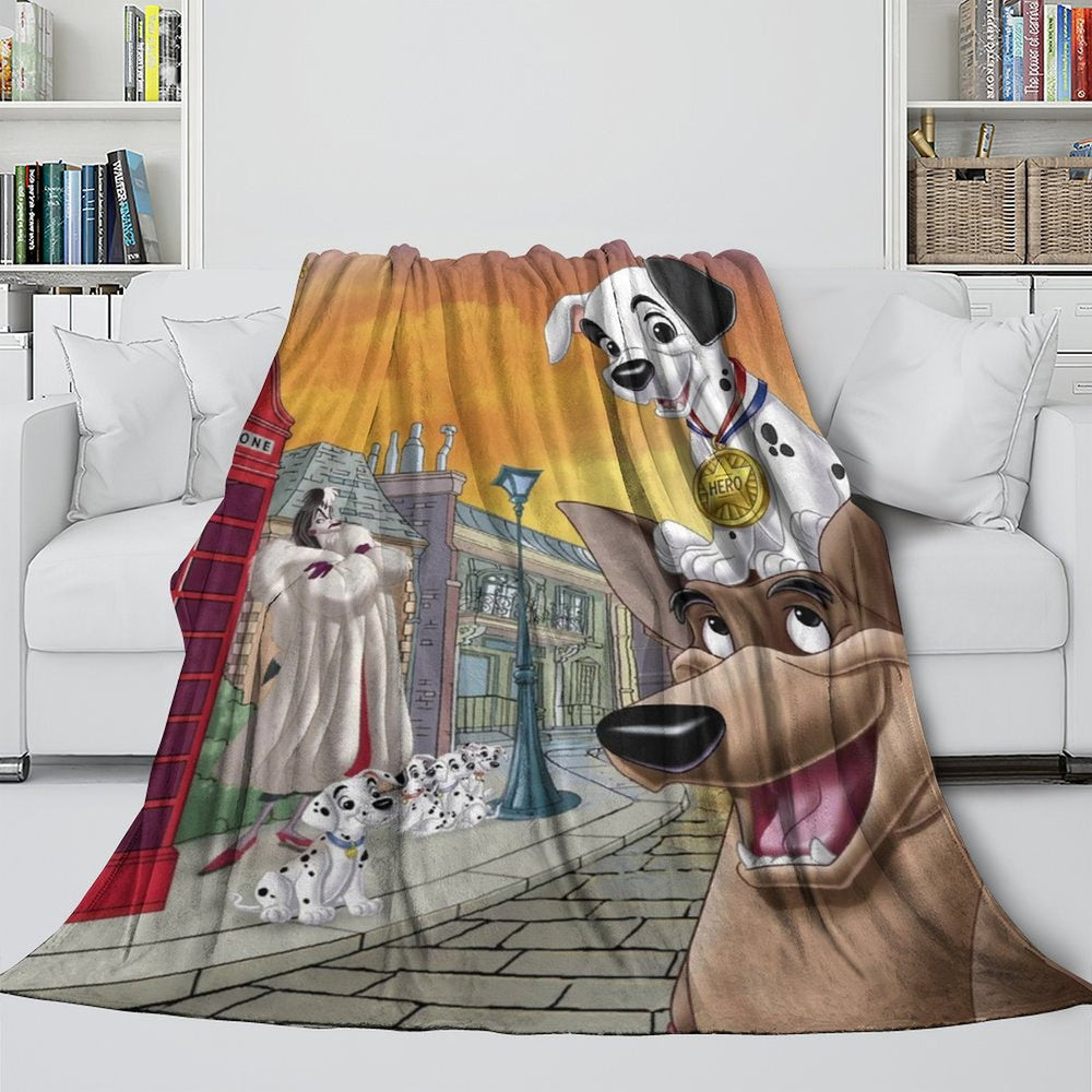 101 Dalmatians Blanket Flannel Throw Room Decoration (Online Order Only)