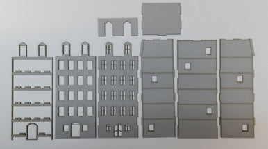 15mm European City Building (Matboard) - 15MCSS101 (Online Order Only)