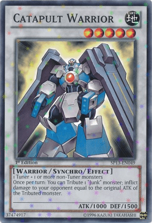 Catapult Warrior [SP13-EN049] Starfoil Rare (ONLINE ORDER ONLY)