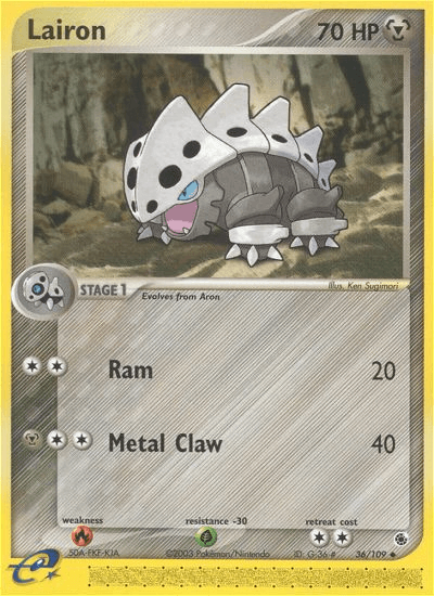 Lairon (36/109) [EX: Ruby & Sapphire] (Online Only)
