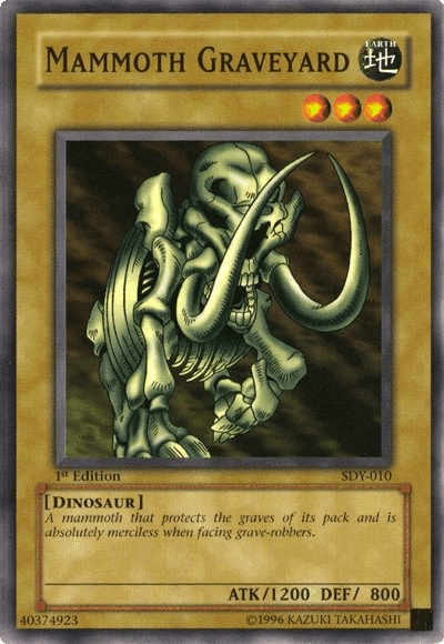 Mammoth Graveyard [SDY-010] Common (ONLINE ORDER ONLY)