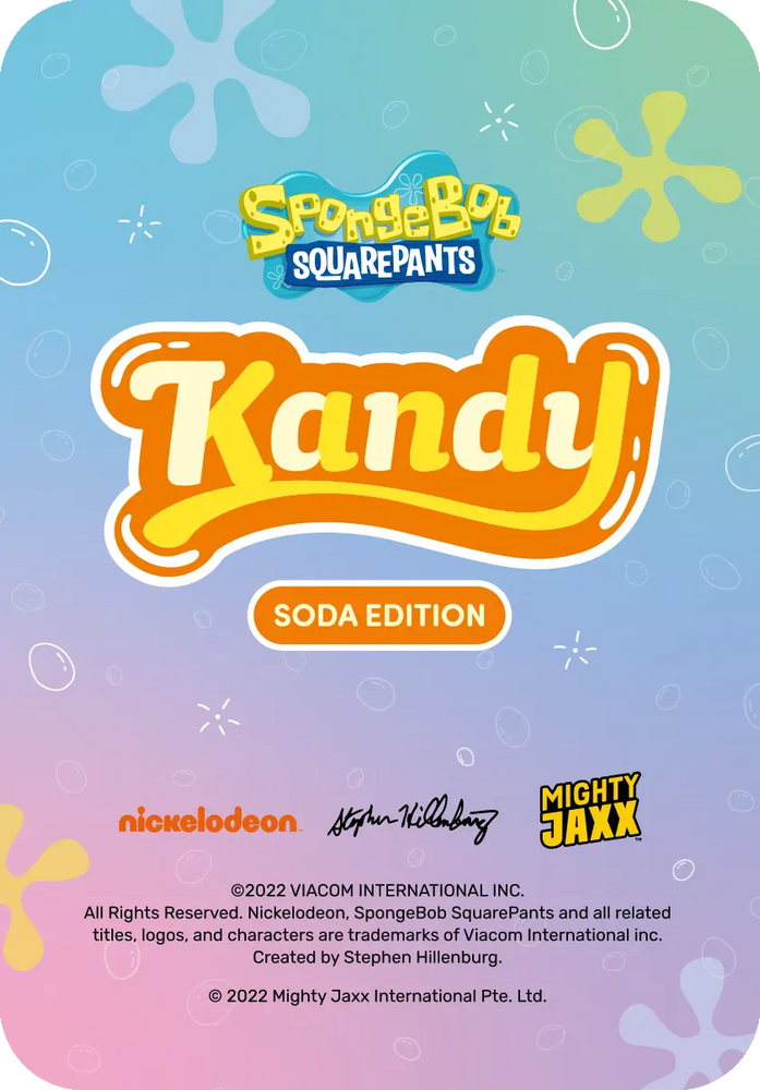 Kandy X SpongeBob SquarePants (Soda Edition) Blind Box (1 Blind Box) (ONLINE ORDER ONLY)