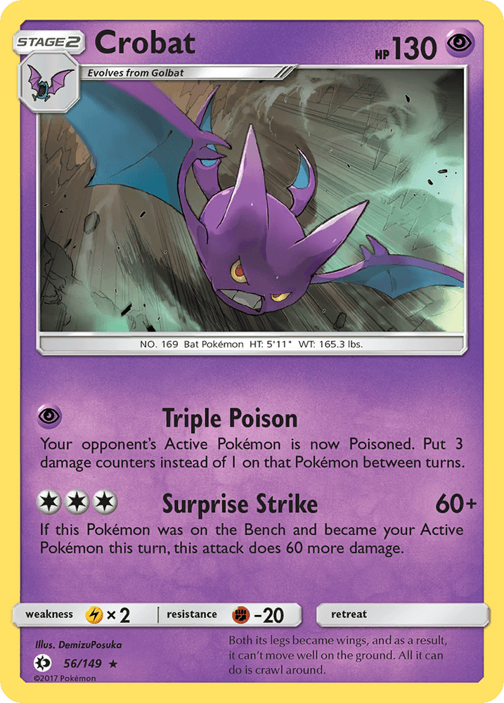 Crobat (56/149) [Sun & Moon: Base Set] (Online Only)