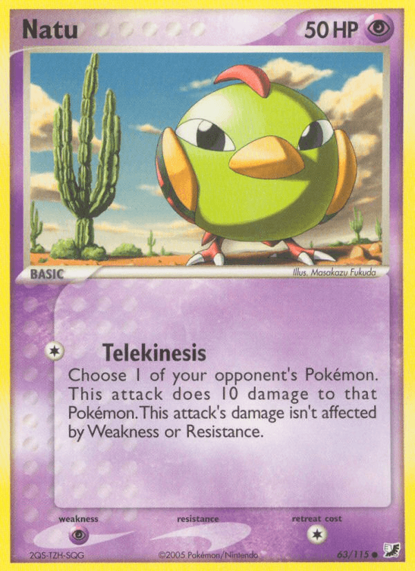 Natu (63/115) [EX: Unseen Forces] (Online Only)