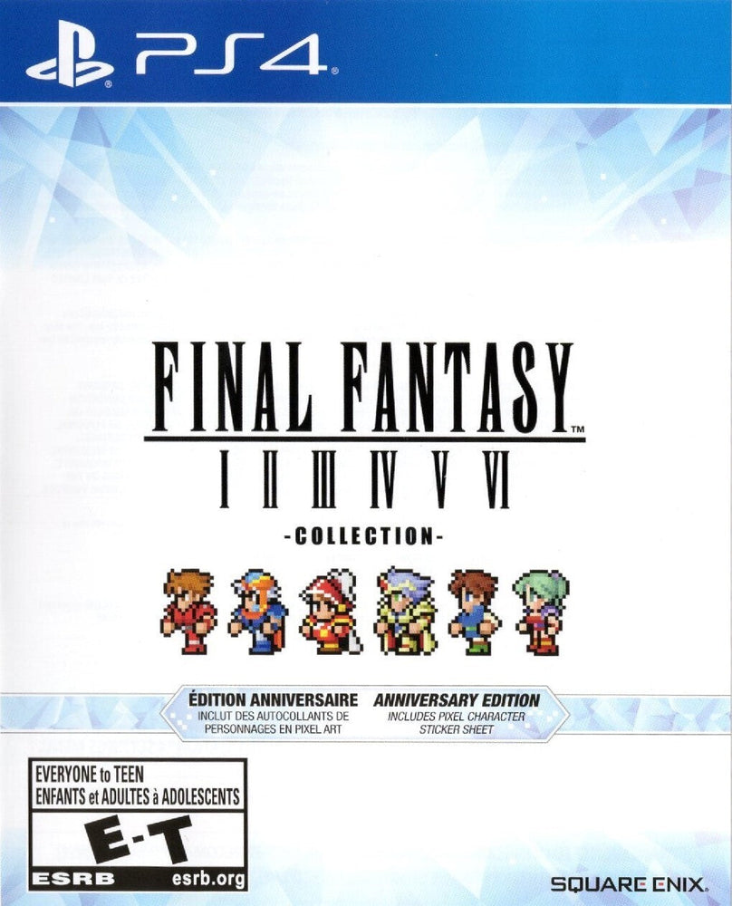 Final Fantasy I-VI Collection - Anniversary Edition (PlayStation 4) (ONLINE ORDER ONLY)