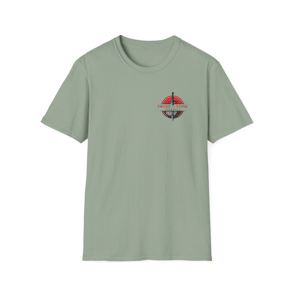 Sword and Stone Hobbies Logo T-Shirt - Sage (ONLINE ORDER ONLY)