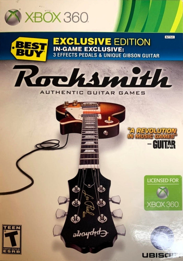 Rocksmith Best Buy Exclusive Edition With Cable (Xbox 360) (ONLINE ORDER ONLY)