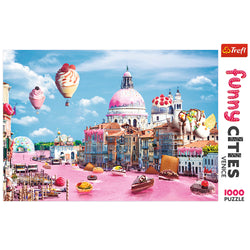 Trefl Red Funny Cities Sweets in Venice 1000 Piece Puzzle (ONLINE ORDER ONLY)