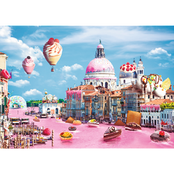 Trefl Red Funny Cities Sweets in Venice 1000 Piece Puzzle (ONLINE ORDER ONLY)