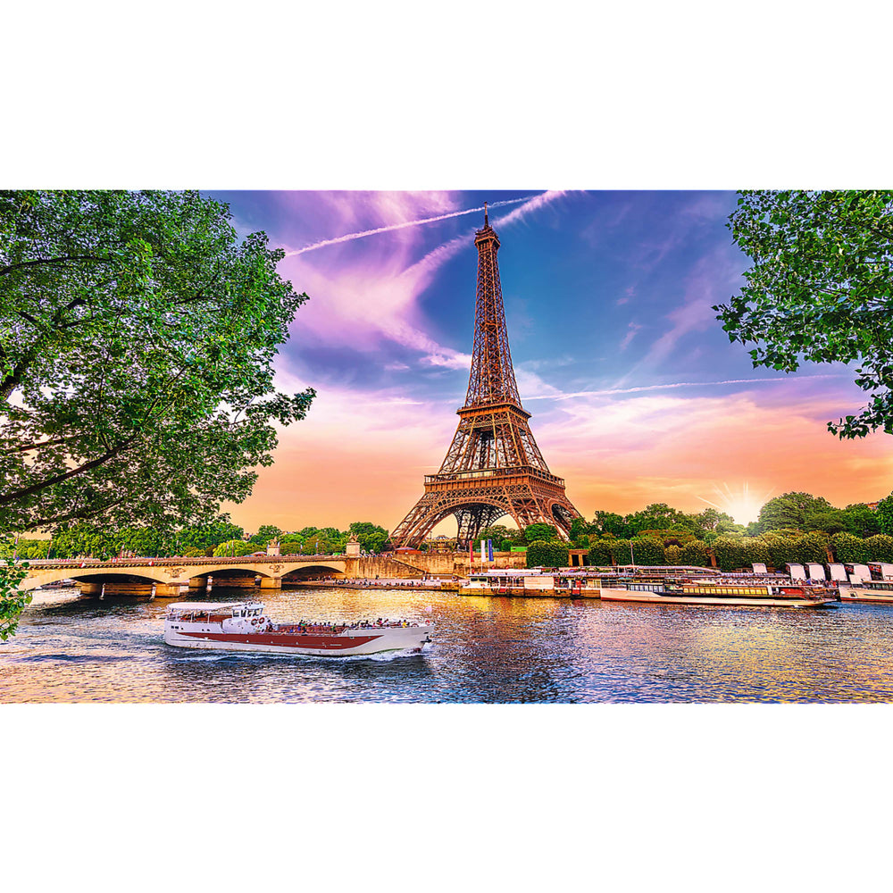 Trefl Red 1000 Piece Puzzle & Sorter - Sunset over Paris (ONLINE ORDER ONLY)