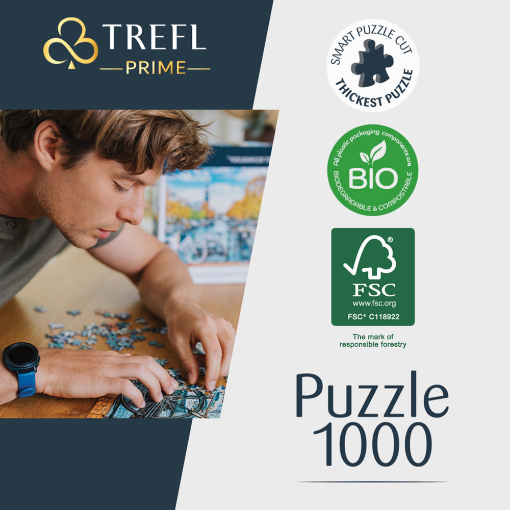 Trefl Prime Wanderlust: Paradise Beach, Bora-Bora 1000 Piece Puzzle (ONLINE ORDER ONLY)