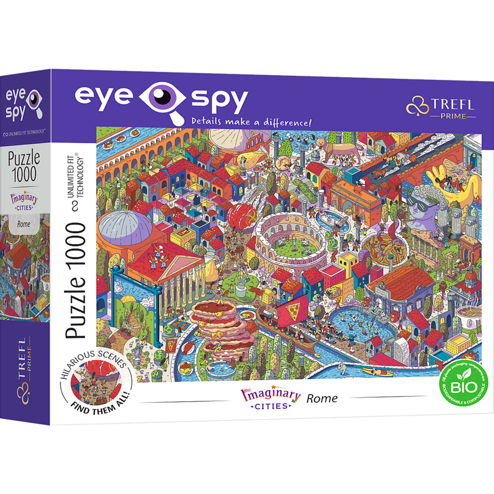 Trefl Prime Eye Spy Imaginary Cities: Rome 1000 Piece Puzzle (ONLINE ORDER ONLY)