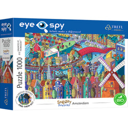 Trefl Prime Eye Spy Sneaky Peakers: Amsterdam 1000 Piece Puzzle (ONLINE ORDER ONLY)