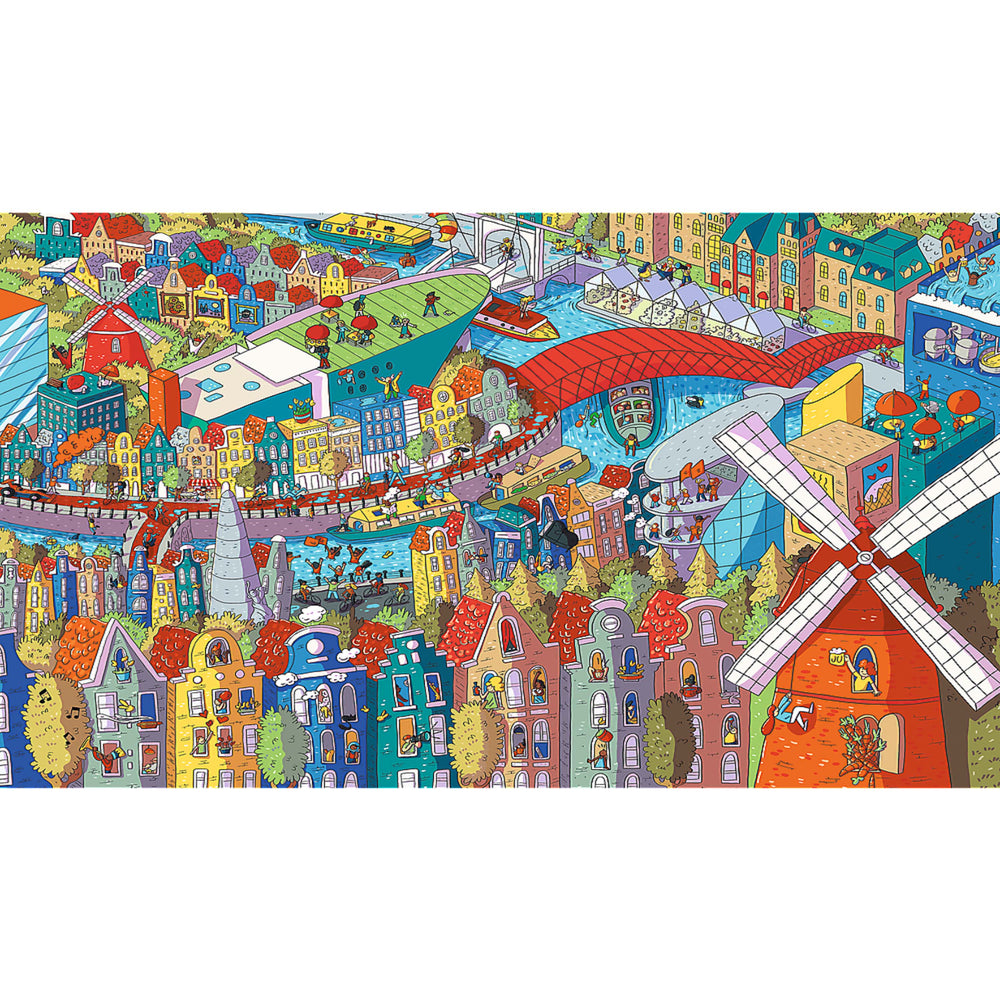 Trefl Prime Eye Spy Sneaky Peakers: Amsterdam 1000 Piece Puzzle (ONLINE ORDER ONLY)