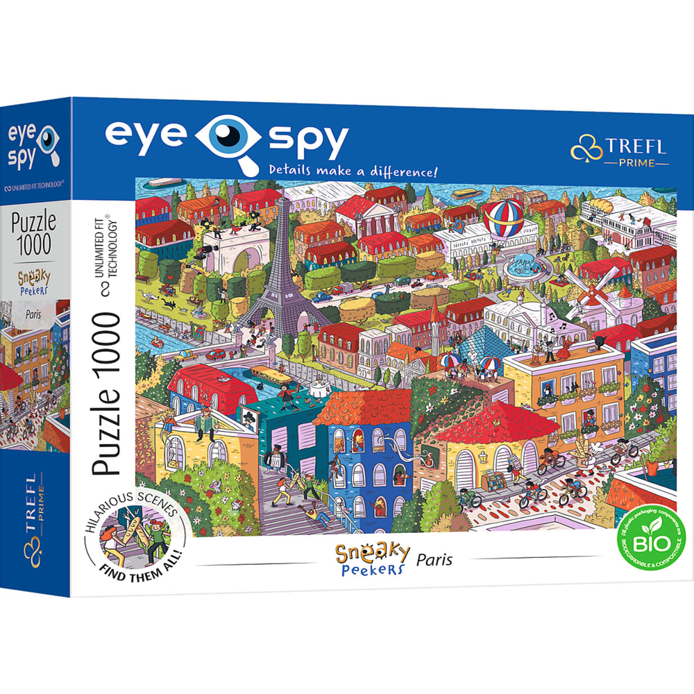 Trefl Prime Eye Spy Sneaky Peakers: Paris 1000 Piece Puzzle (ONLINE ORDER ONLY)