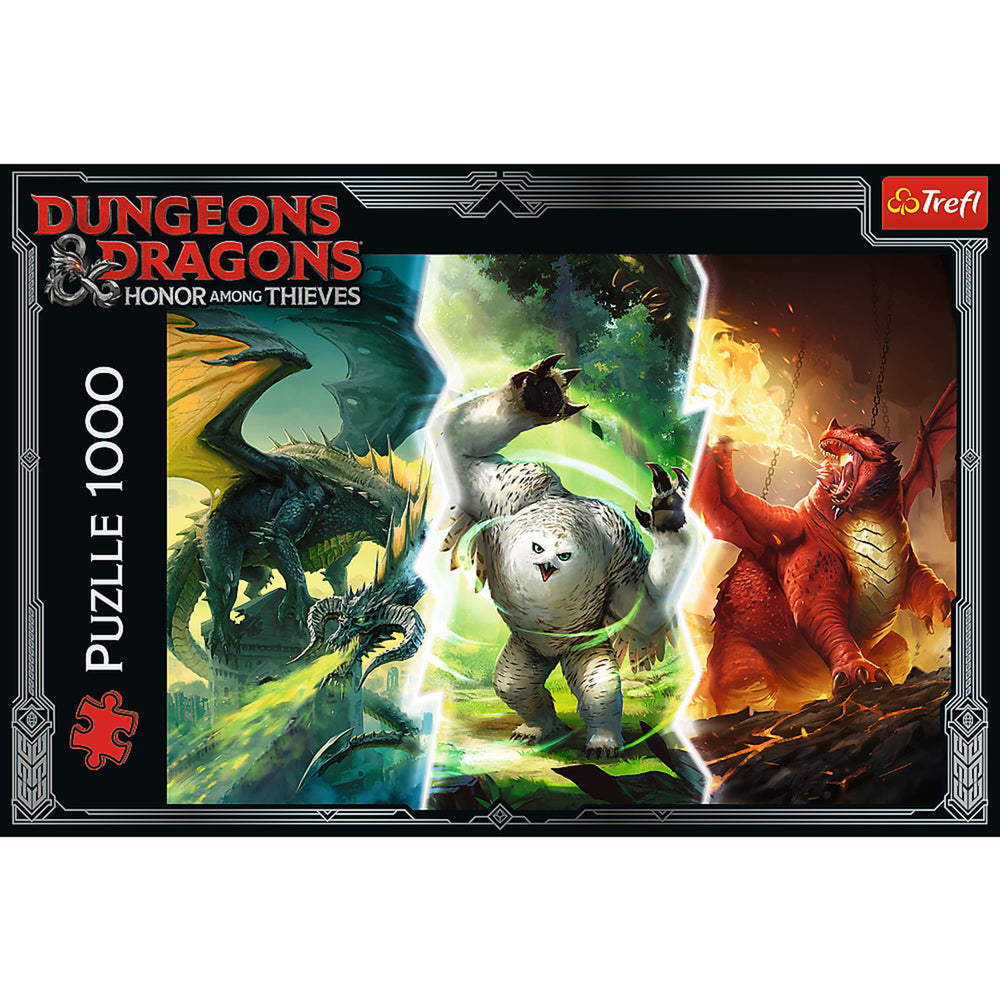 Trefl Red Dungeons & Dragons: Legendary Monsters of Faerun 1000 Piece Puzzle (ONLINE ORDER ONLY)