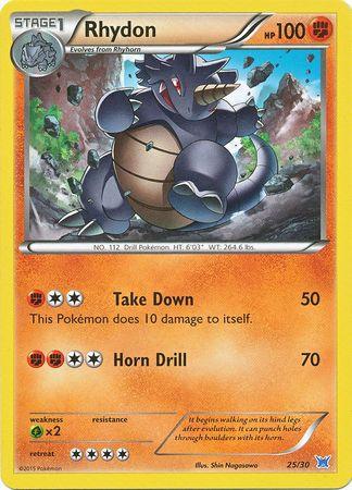 Rhydon (25/30) [XY: Trainer Kit 2 - Latios] (Online Only)