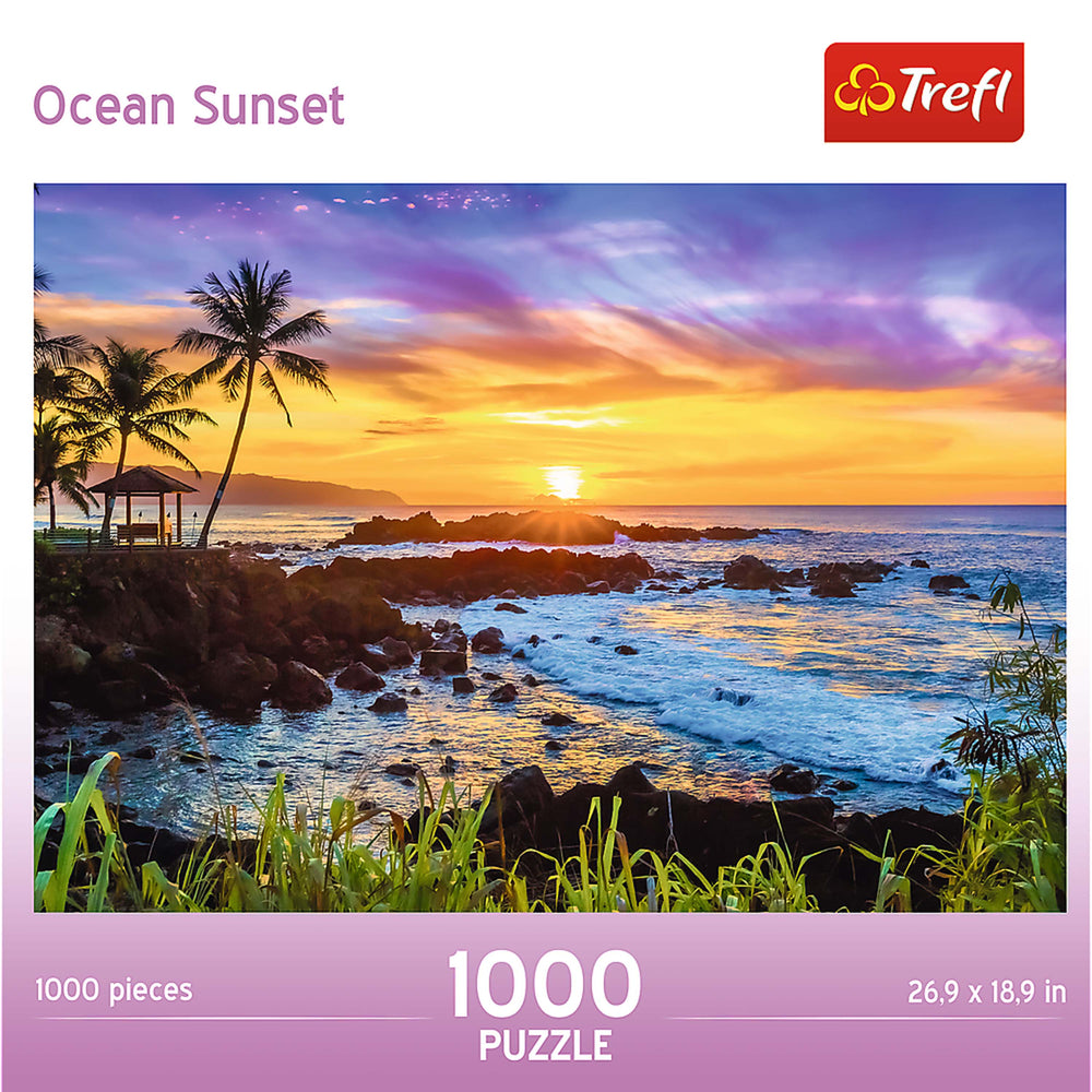 Trefl Red Ocean Sunset 1000 Piece Puzzle (ONLINE ORDER ONLY)