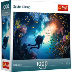 Trefl Red Scuba Diver 1000 Piece Puzzle (ONLINE ORDER ONLY)