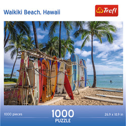 Trefl Red Waikiki Beach 1000 Piece Puzzle (ONLINE ORDER ONLY)