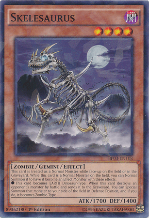 Skelesaurus [BP03-EN108] Shatterfoil Rare (ONLINE ORDER ONLY)