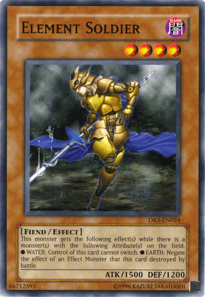 Element Soldier [DR3-EN024] Common (ONLINE ORDER ONLY)