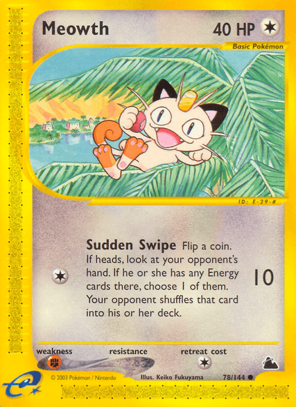 Meowth (78/144) [Skyridge] (Online Only)