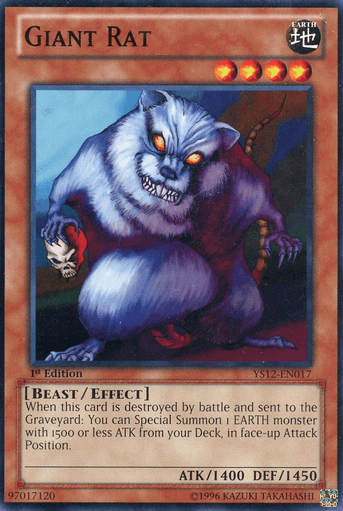 Giant Rat [YS12-EN017] Common (ONLINE ORDER ONLY)