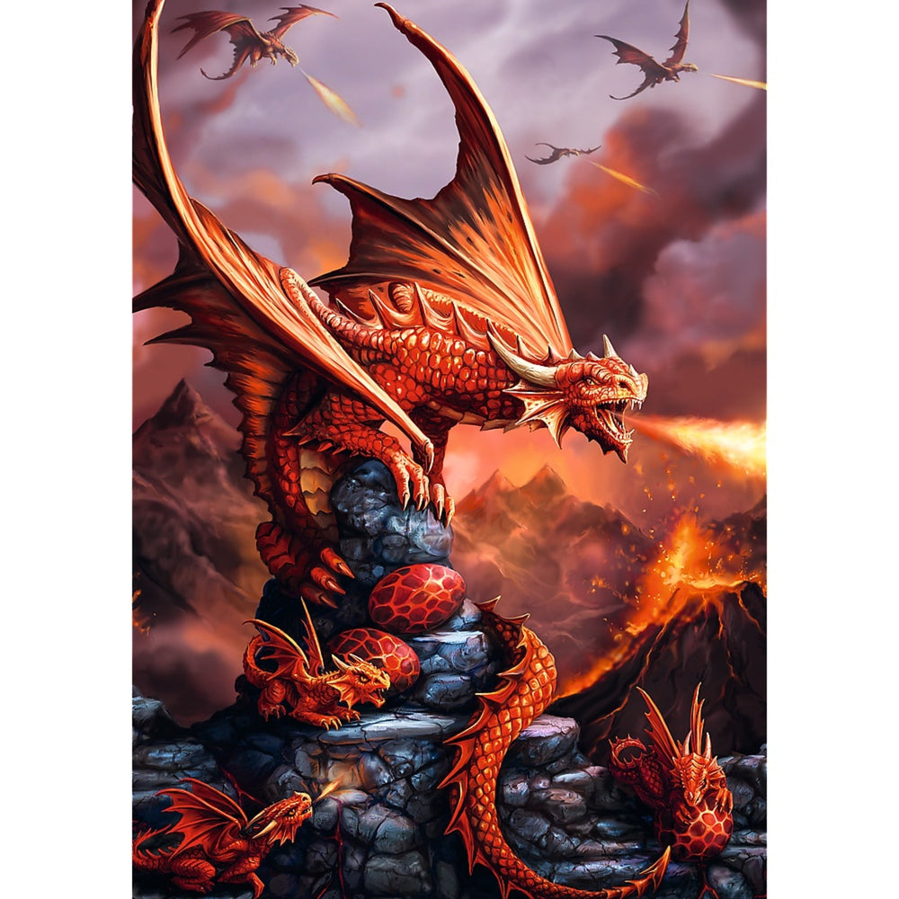 Trefl Premium Plus Anne Stokes Fire Dragon 1000 Piece Puzzle (ONLINE ORDER ONLY)