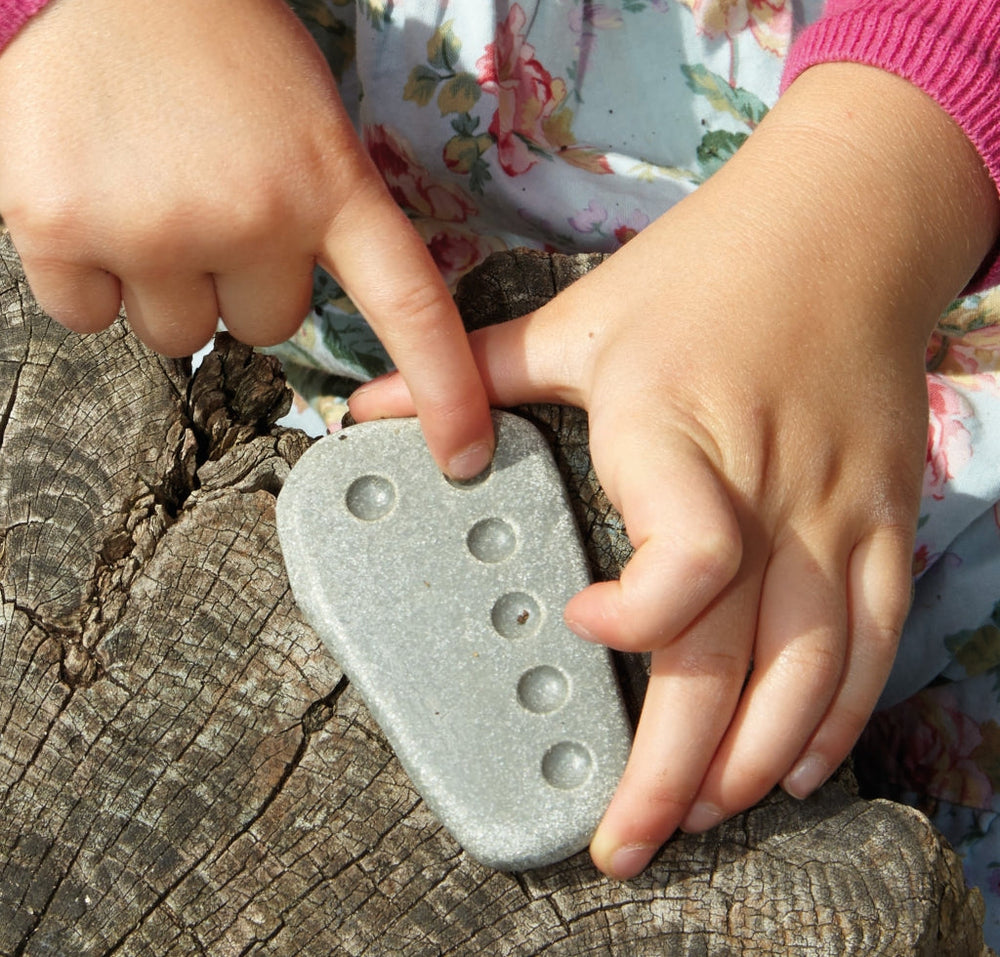 1-10 Tactile Counting Stones (2 Sets) Item# M10184 (ONLINE ORDER ONLY)