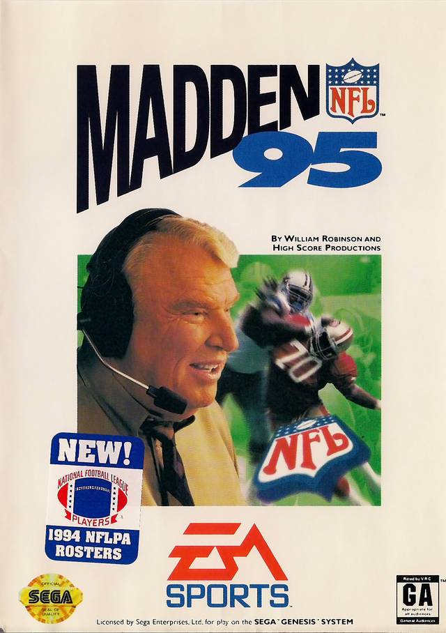 Madden NFL '95 (Sega Genesis) (ONLINE ORDER ONLY)