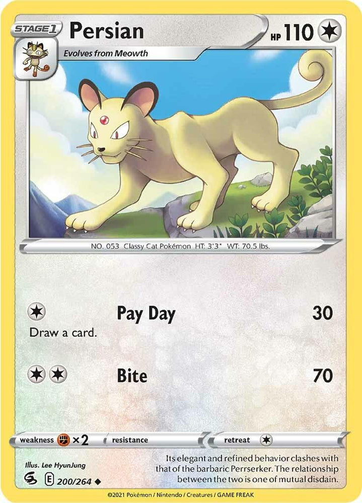 Persian (200/264) [Sword & Shield: Fusion Strike] (Online Only)