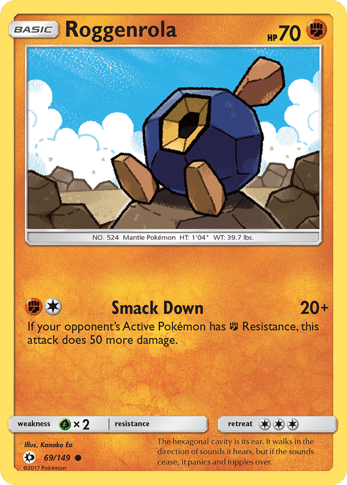 Roggenrola (69/149) [Sun & Moon: Base Set] (Online Only)