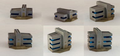 6mm Ultra Modern / Future City Buildings (6) - 285CSS052 (Online Order Only)