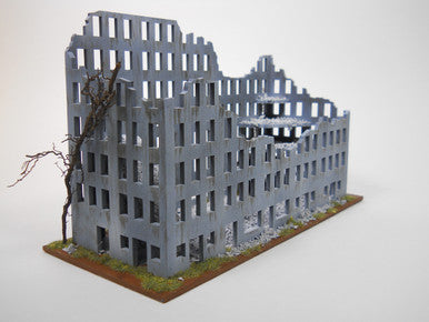 Ruined City Building (MDF) - 15MMDF267 (Online Order Only)