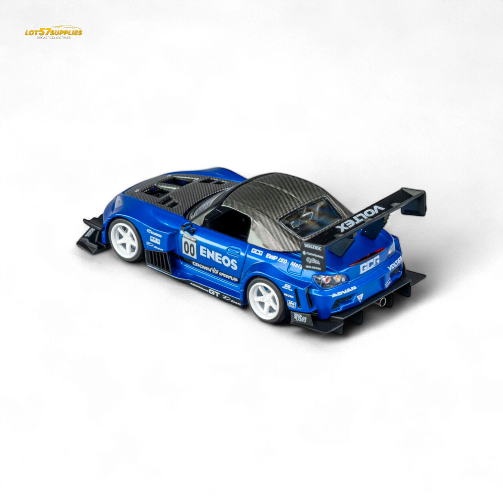 MicroTurbo Honda S2000 ENEOS #00 TOP FUEL - Candy Blue 1:64