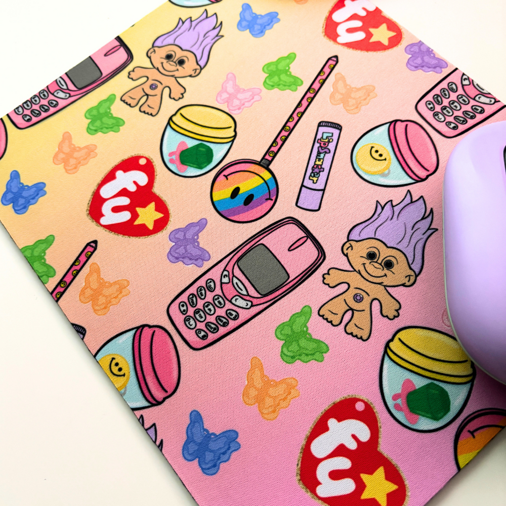 Y2K Vibes | Mouse Pad (ONLINE ORDER ONLY)