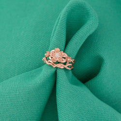 Disney X RockLove DISNEY MULAN Mulan Cherry Blossom Stacker Rings (ONLINE ORDER ONLY)