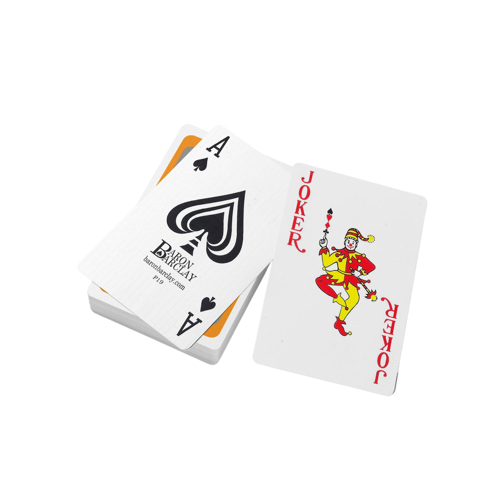 All-Plastic Baron Bridge Playing Card (Slightly Larger Index) - Boxed Double Deck (ONLINE ORDER ONLY)