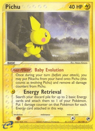Pichu (20/100) [EX: Sandstorm] (Online Only)