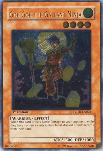 Goe Goe the Gallant Ninja [FOTB-EN024] Ultimate Rare (ONLINE ORDER ONLY)