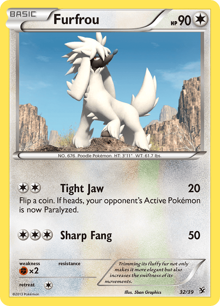 Furfrou (32/39) [XY: Kalos Starter Set] (Online Only)
