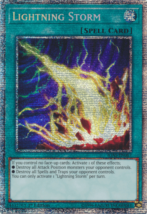 Lightning Storm [IGAS-EN067] Starlight Rare (ONLINE ORDER ONLY)