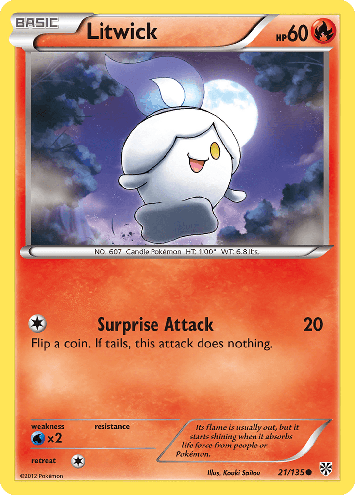 Litwick (21/135) [Black & White: Plasma Storm] (Online Only)