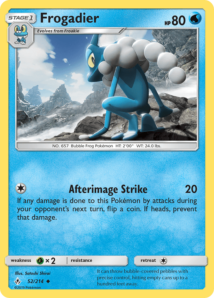 Frogadier (52/214) [Sun & Moon: Unbroken Bonds] (Online Only)