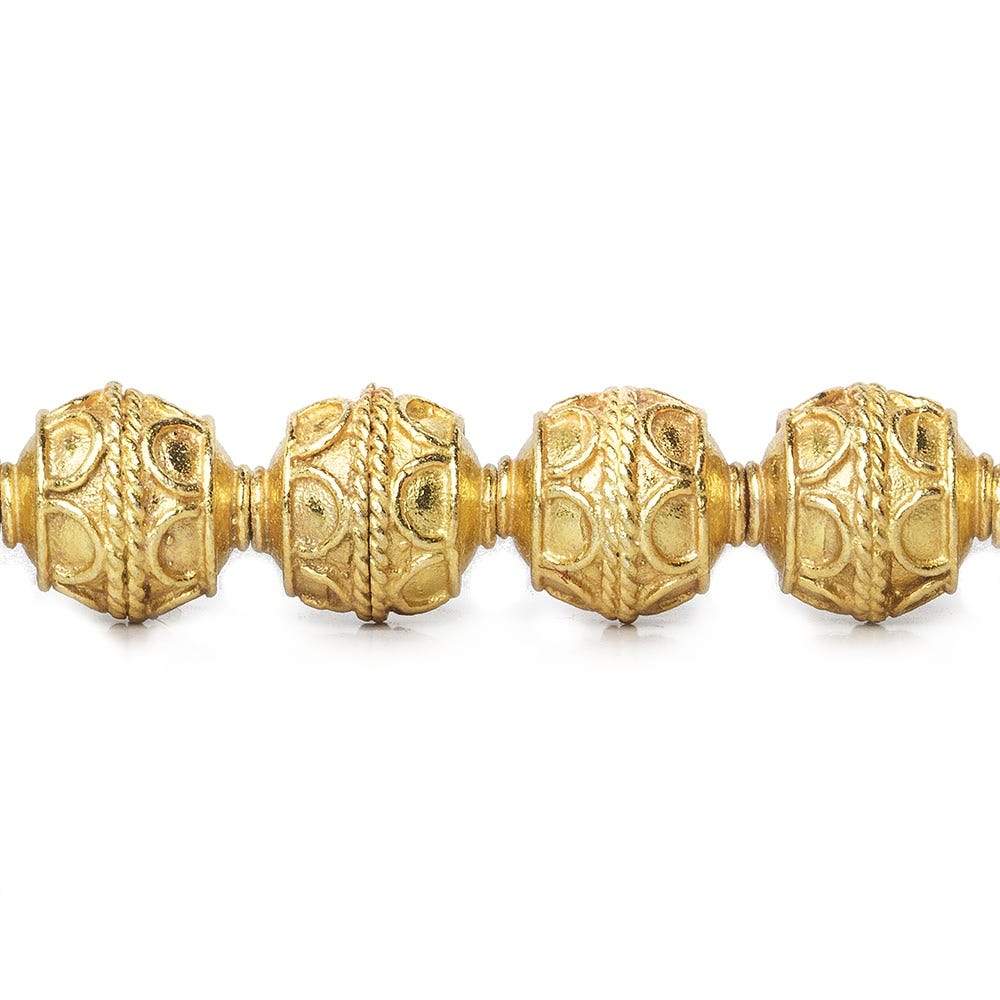 10mm 22kt Gold Plated Copper Bead Roval Simple Arch 8 inch 18 pieces (ONLINE ORDER ONLY)