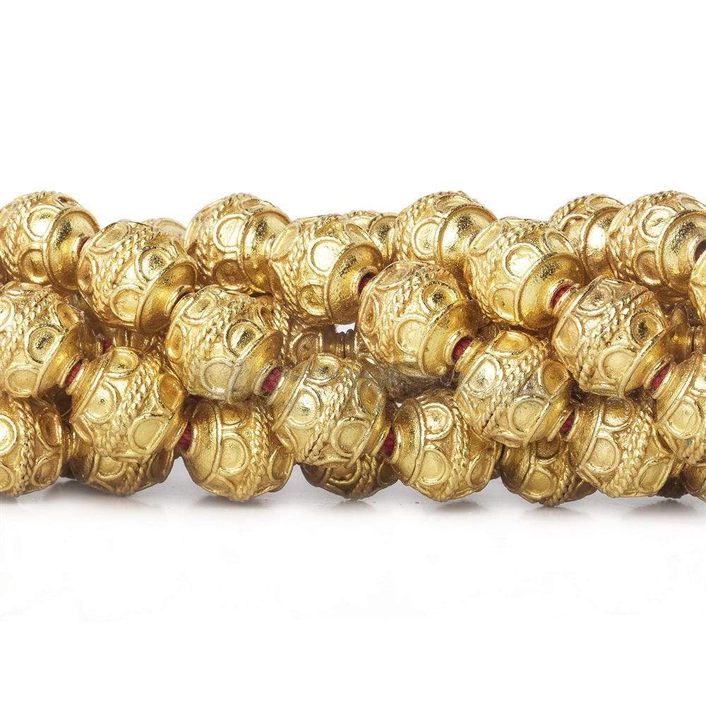 10mm 22kt Gold Plated Copper Bead Roval Simple Arch 8 inch 18 pieces (ONLINE ORDER ONLY)