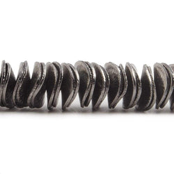 10mm Brushed Wavy Disc Spacers 8 inch 130 Beads (ONLINE ORDER ONLY)