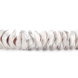 10mm Brushed Wavy Disc Spacers 8 inch 130 Beads (ONLINE ORDER ONLY)